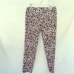 AnnTaylor Floral Crop/ SZ 6